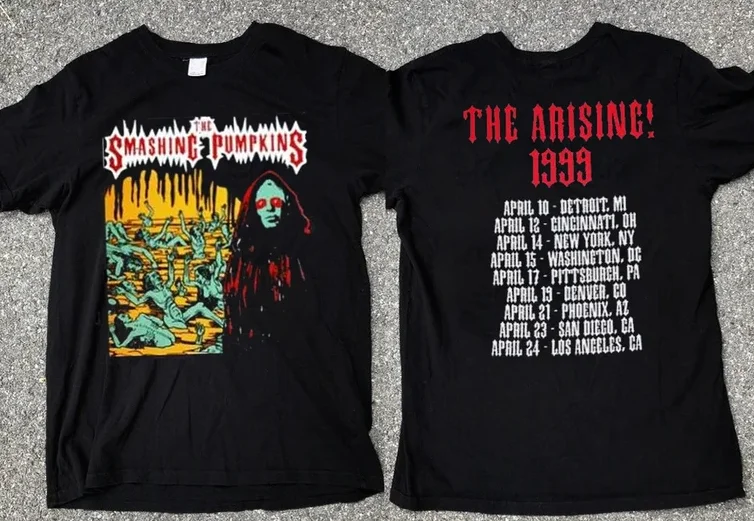 The Smashing Pumpkins The Arising! 1999 Tour Unisex T-Shirt