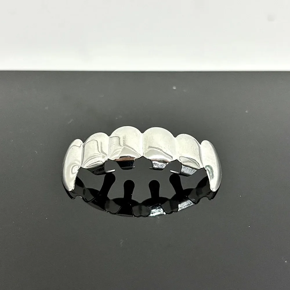 Klassische Glänzende Vampirzähne Zahnkappen Hip-Hop 6/6 Glatte Oberfläche Zahn-Grills für Frauen Männer Halloween Cosplay Schmuck Geschenk – Detail 21