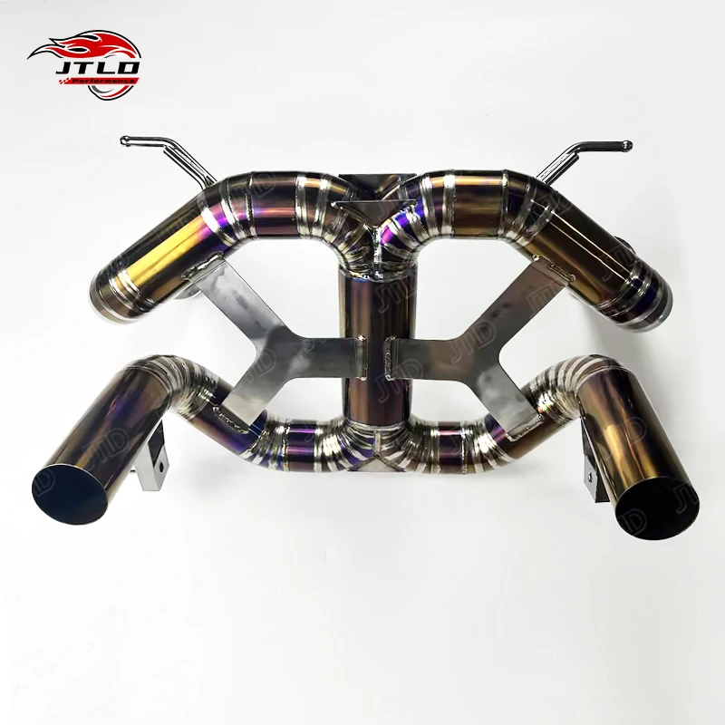 

JTLD Titanium Alloy in Stocks High Flow Racing Exhaust System for Lamborghini Aventador SVJ Exhaust Straight Pipe Catback