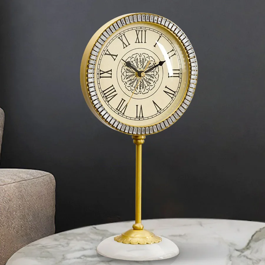 Decorative Table Clocks Modern Living Room Fancy Vintage Table Clocks Digital Electronic Bedrooms Old Style  Home Decor