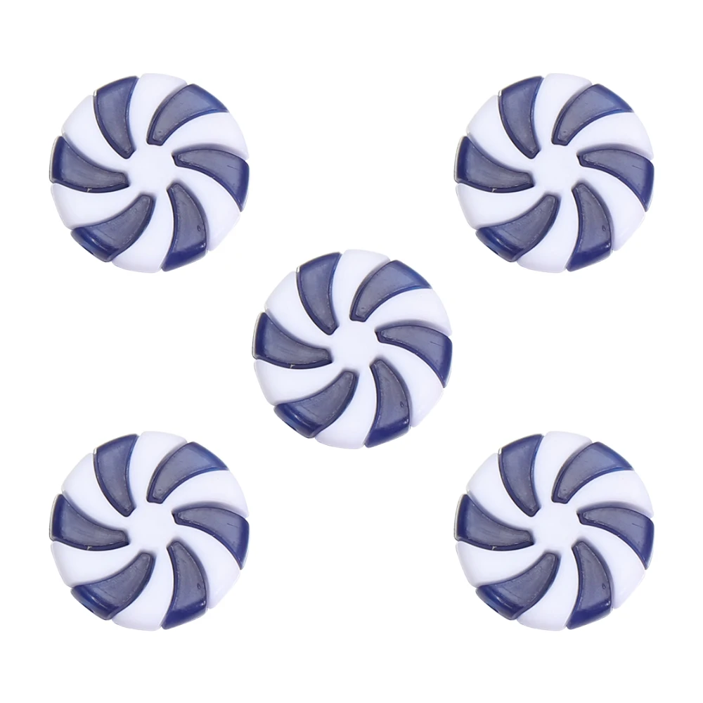 5/10 Uds. Piruleta roja, blanca, azul y blanca, adornos colgantes de Navidad, colgante de caramelo falso divertido, decoración de árbol de Navidad