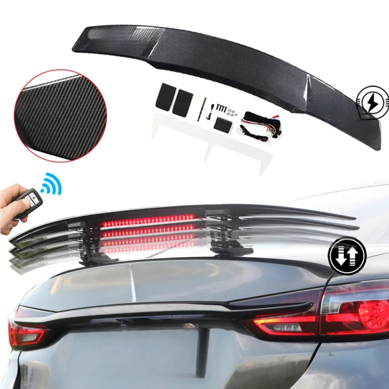 

Single spoiler vehicles, universal rear trunk lid spoiler suitable all sedans