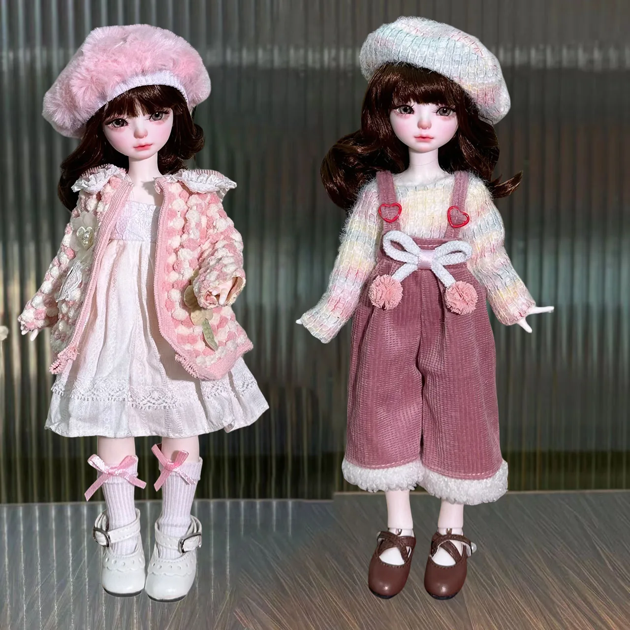 Cute 1/6 BJD Doll Outfit 30cm Doll Accessories Changing Clothes Toy Gift