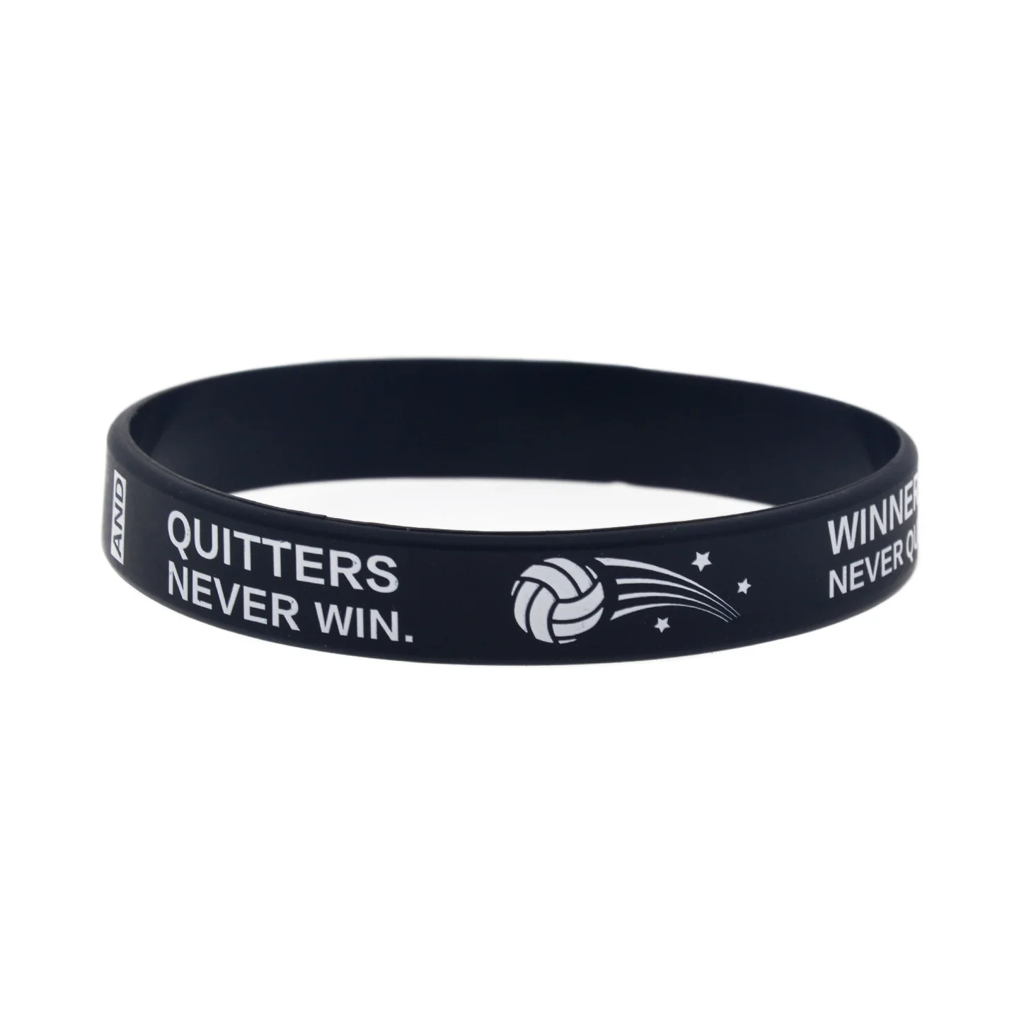 50 Stück Volleyball-Team-Spirit Motivations-Silikonarmbänder für Athleten, Tägliches Tragen, Sportverein-Teamgeschenk, Armband – Detail 4
