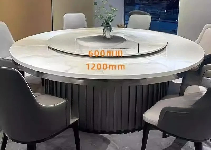 Factory Direct 2026 Dining Table Turntable Base Alloy Solid Wood Marble Glass Round Table Rotating Core Rotating Track Bearing