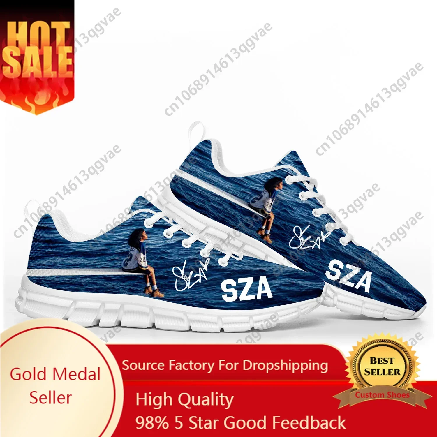 Sza Music American Singer Kill Bill Sports Shoes Mens Womens Customized Sneakers High Quality Couple Shoes