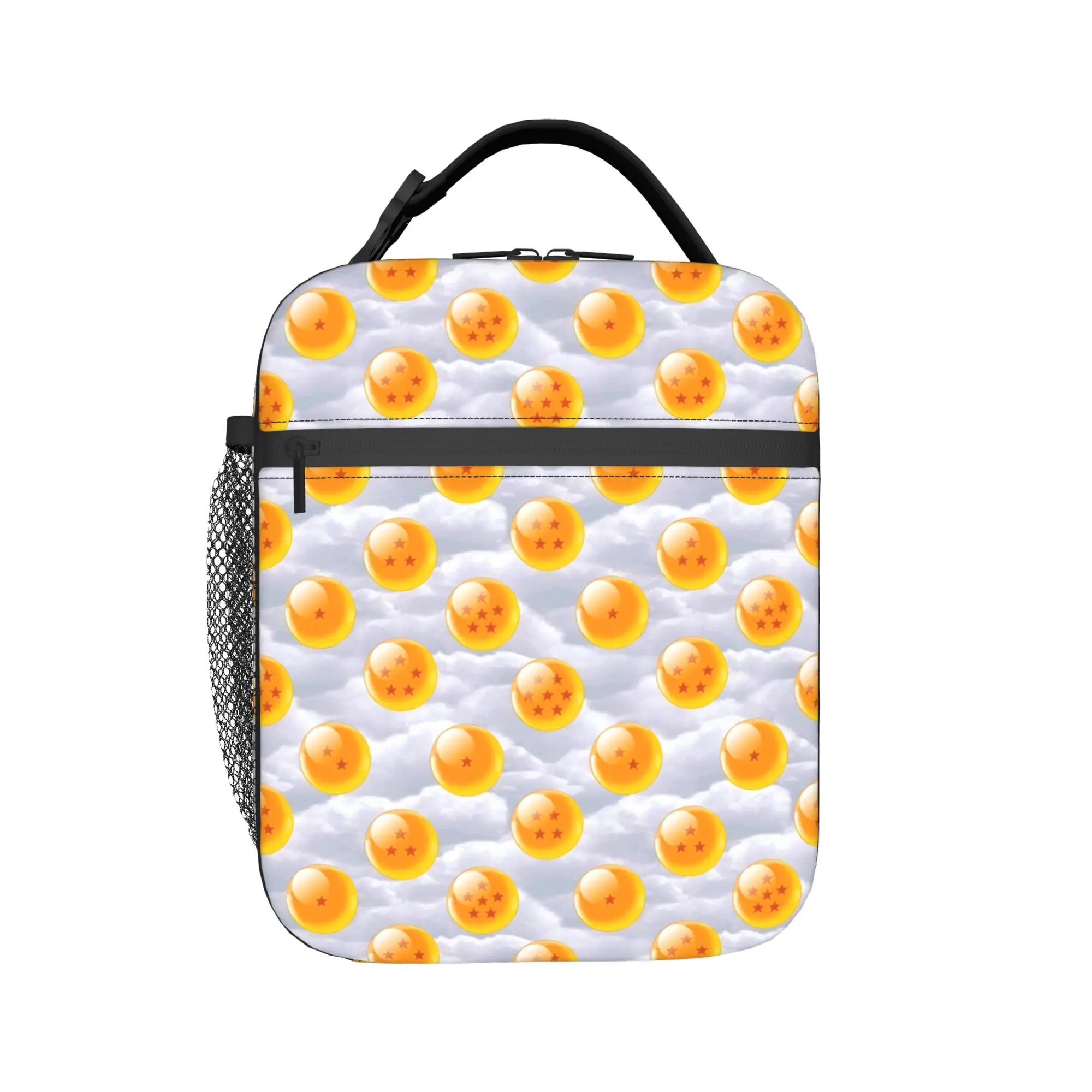

D-Dragon-Ball-L DragonBalls Thermal Insulated Lunch Bag for School Reusable Food Container Bags Men Women Thermal Lunch Boxes