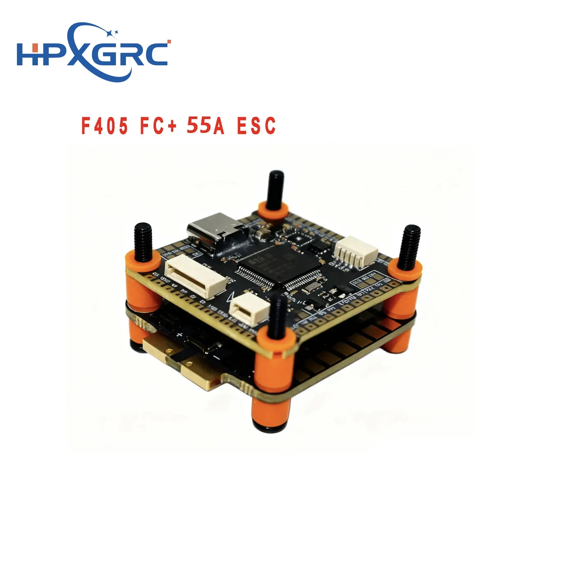 BoMassHPXGRC F405/F722 Flight Stack - 55A ESC, High-Precision 42688-P Gyro, 16MB Black Box, Plug-and-Play For Racing FPV Drones