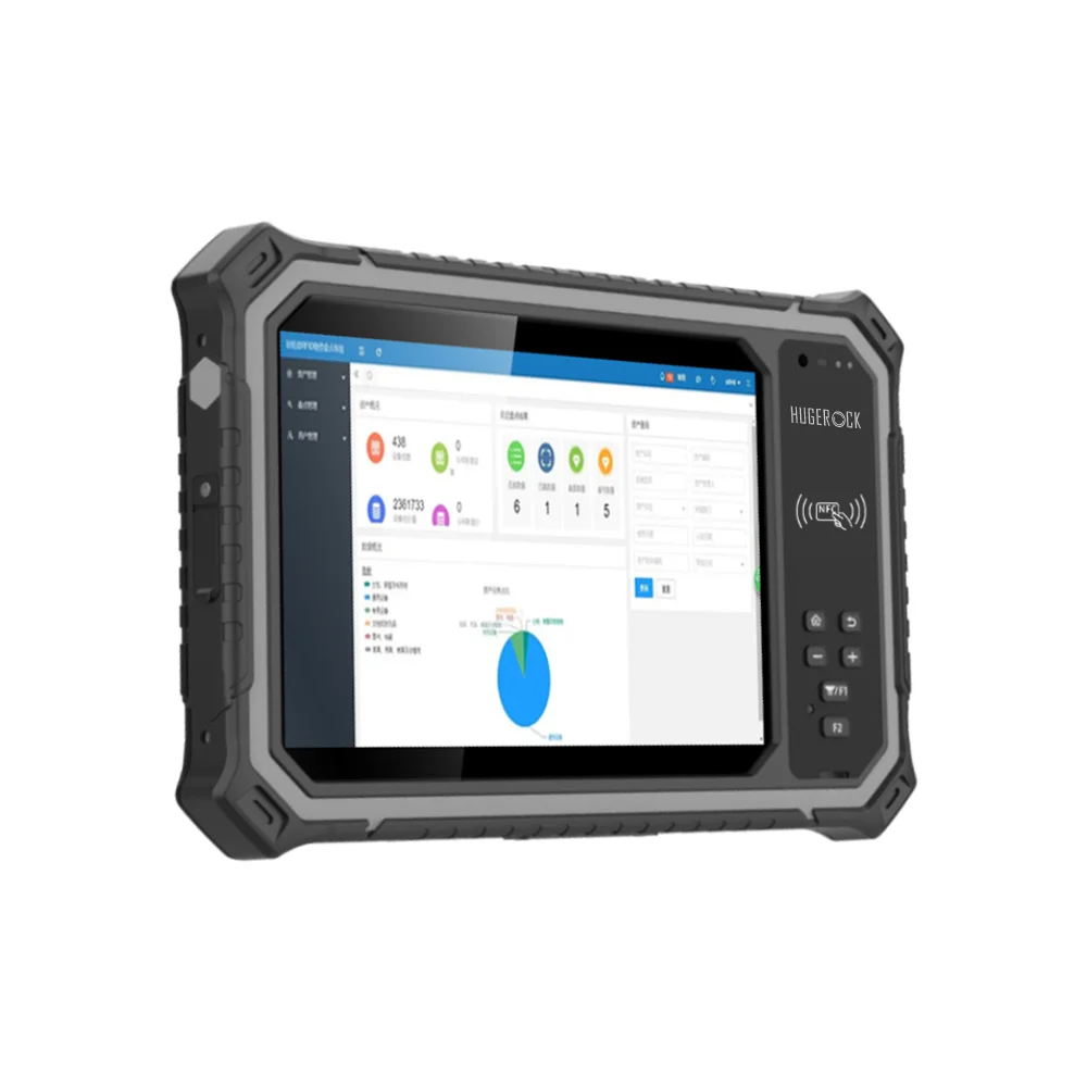 For R80 Octa Core 8" 18900mAh 1000nit Handheld Barcode Scanner NFC Module Industrial 4G Rugged Android WiFi Tablet PC