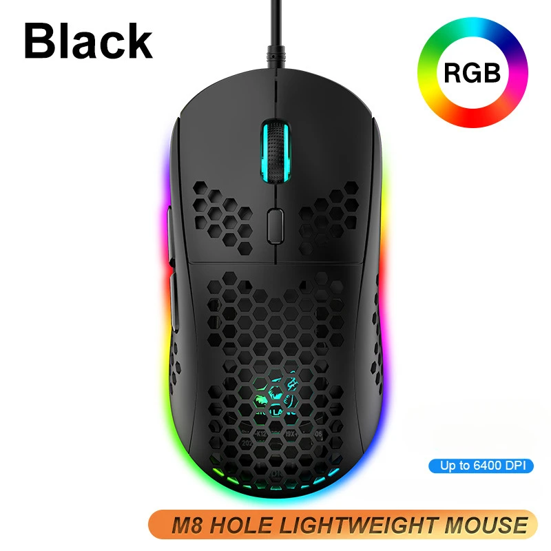 

M8 Hollow Mouse Lightweight E-Sports Games FPS Mouse