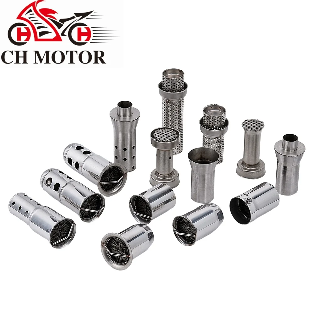 Slip-on Universal 51mm Motorrad-Auspuff-Schalldämpfer, abnehmbarer DB Killer Schallreduzierer für Honda Yamaha, Geräuschdämpfer