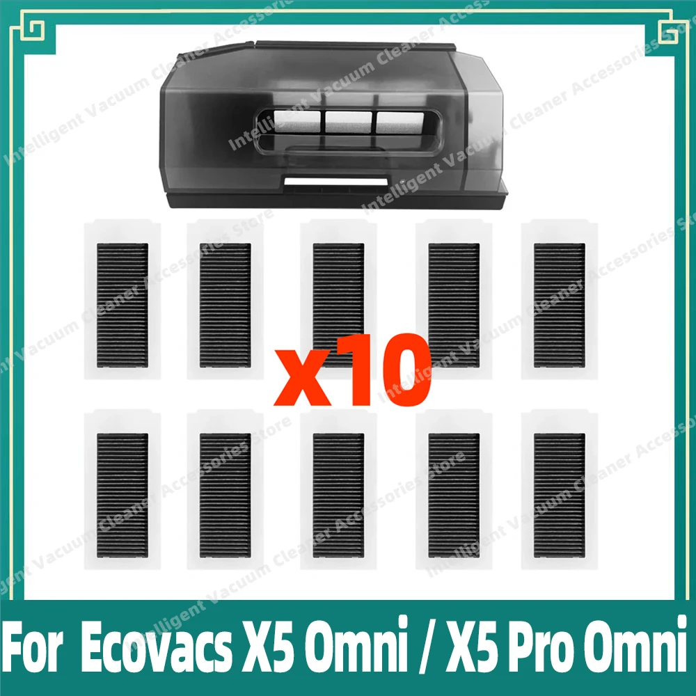 

Compatible For Ecovacs X5 Omni / X5 Pro Omni Dust Box Dustbin Hepa Filter Robot Vacuum Cleaner Accessories Replacement Parts