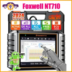 2024 Foxwell NT710 OBD2 All Systems Automotive Scanner Active Test Code Reader 30+ Reset OBD 2 Car Diagnostic Tool Free Update