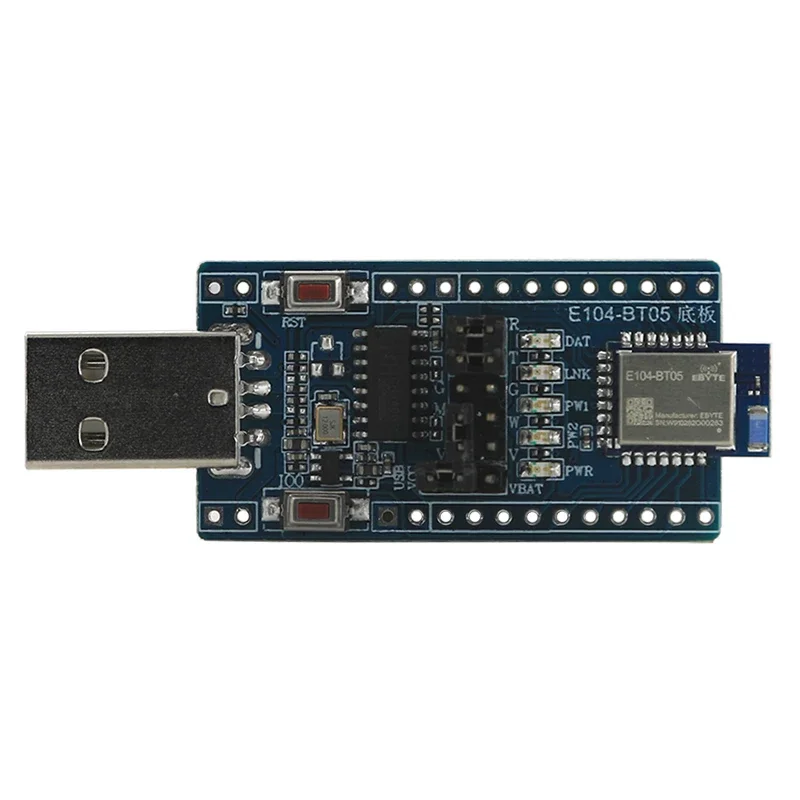 

TLSR8266 Bluetooth Wireless Module Test Board 2.4Ghz 8dBm Ebyte SMD IO Port Serial Data PCB Antenna EBYTE E104-BT05-TB