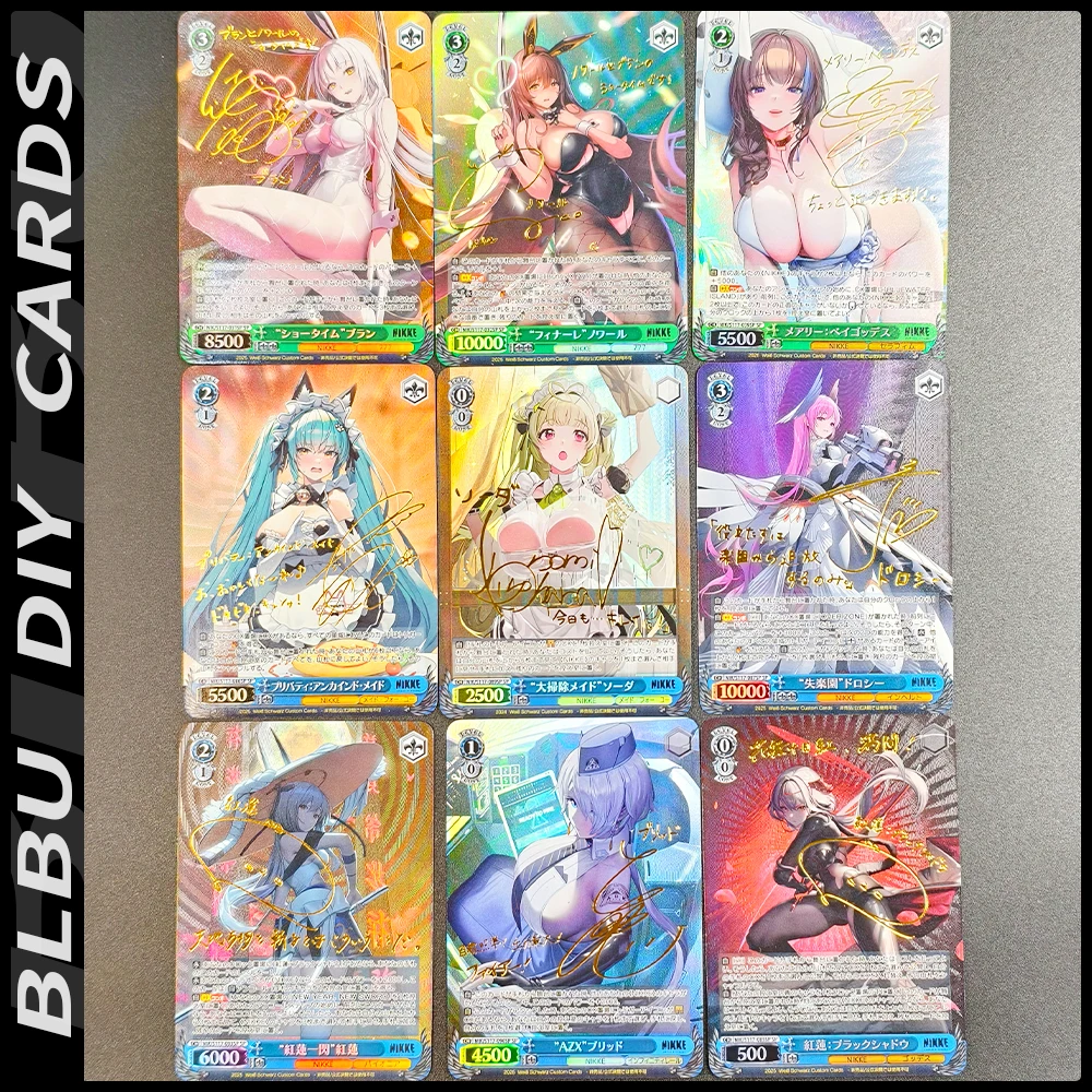 بطاقات BLUBU WS NIKKE Weiss Schwarz بطاقة آلهة النصر مثير ACG Weib لعبة بطاقة توقيع لتقوم بها بنفسك بطاقات أنيمي القابلة للجمع #2