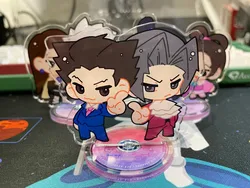 Miles Edgeworth-figuras de juguete con soporte acrílico, modelo de Anime, adorno de figura de acción, juguetes de colección para niños, Phoenix arts