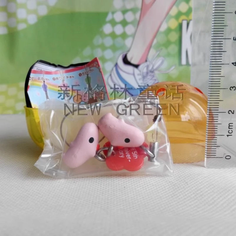 Bandai mainan kapsul Kapibarasan Blowfish Otter lucu dan Super lucu seri keluarga Tikus belanda air liontin Gashapon