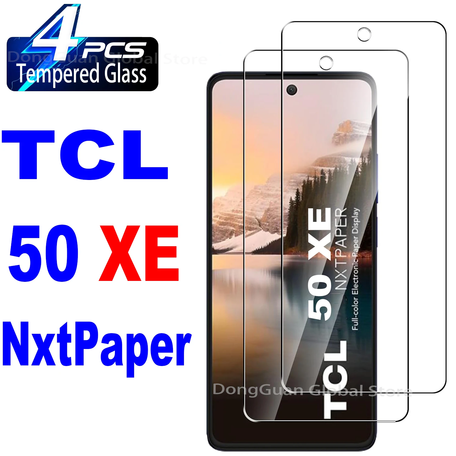 

2/4Pcs Tempered Glass For TCL 50 XE NxtPaper Screen Protector Glass Film