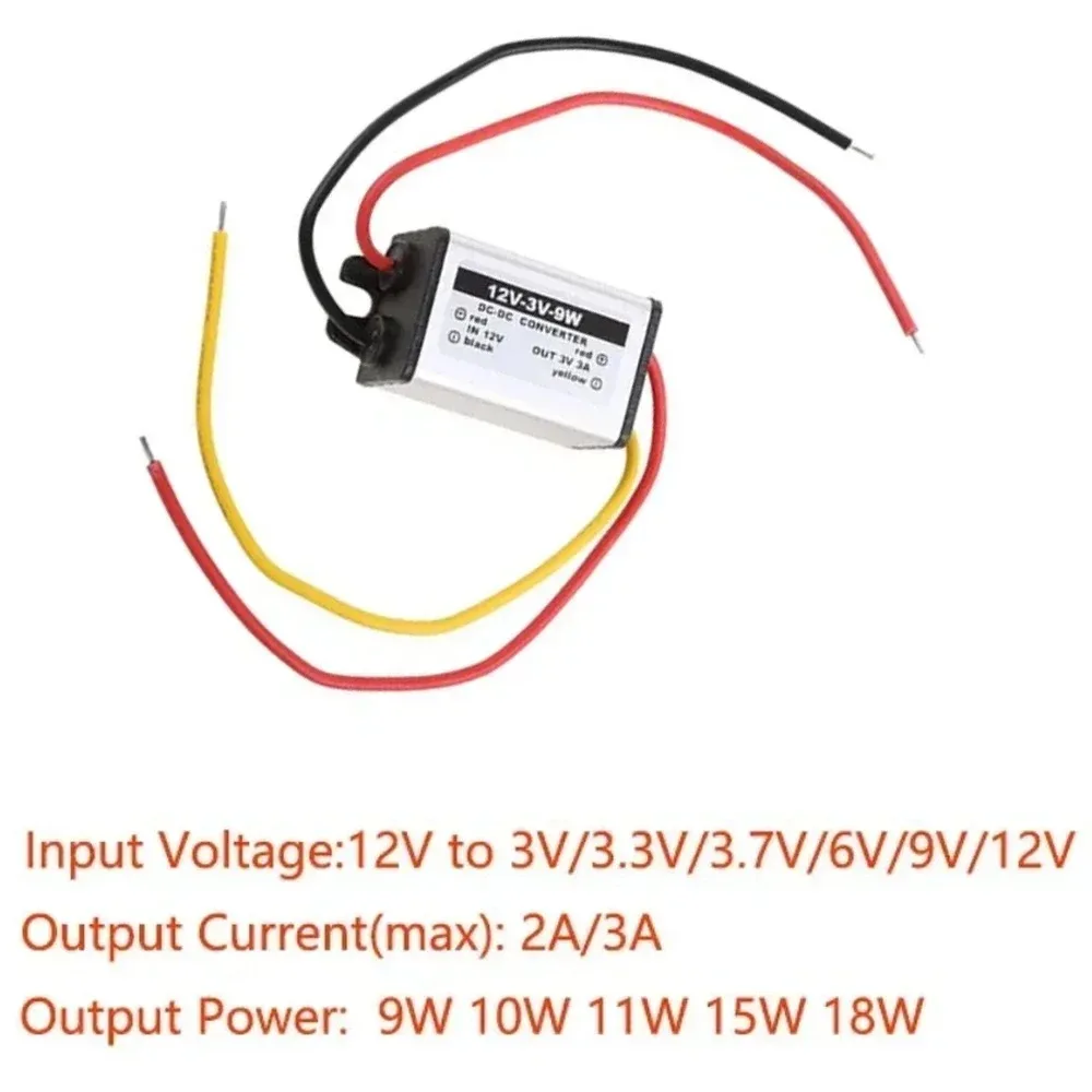 12V24V To 3V 3.3V 3.7V 4.2V 5V 6V 7.5V 9V 12V Power Supply Voltage Converter Buck Step-Down Module DC To DC Converter For Car