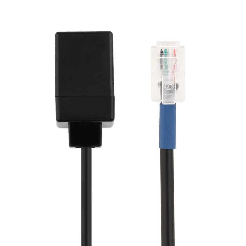 RJ9 4P4C ذكر إلى ثنائي أنثى ميناء موصل سماعة/كابل تمديد الهاتف مناسبة لتسلسل خط الهاتف AVAYA