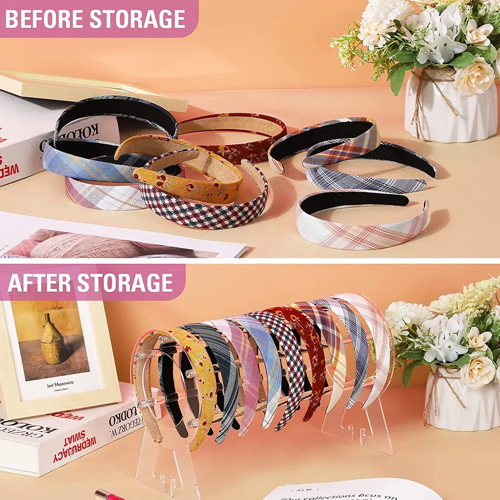 Fashion Headband Display Organizer Rack Jewelry Holder Exquisite Workmanship Easy Find Save Time Effort Mothers Day Gift
