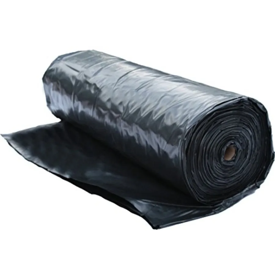 

Сверхмощный черный пластиковый лист, 6 мил для строительных и покрасочных проектов, 20 x 100 футов, полиэтиленовый барьерный рулон, Durab