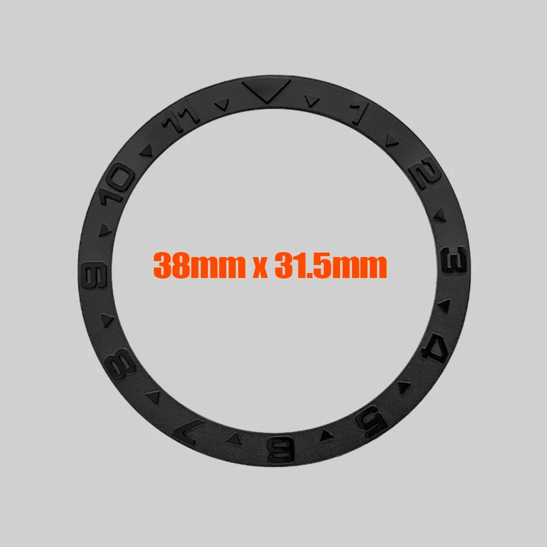 38mmx31.5mm GMT SUB Flat Bezel Insert SKX007 Bezel Ring Fit for Seiko SKX007 SKX009 SRPD Watch Case NH35 NH36 Case Watch Bezel