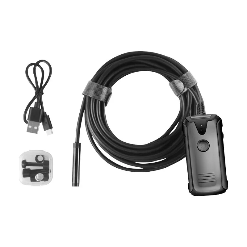 2MP 1080P 8mm Dual Lens WIFI Endoscope Camera CMOS Borescope Inspection Otoscope Digital Microscope Side-View Front View