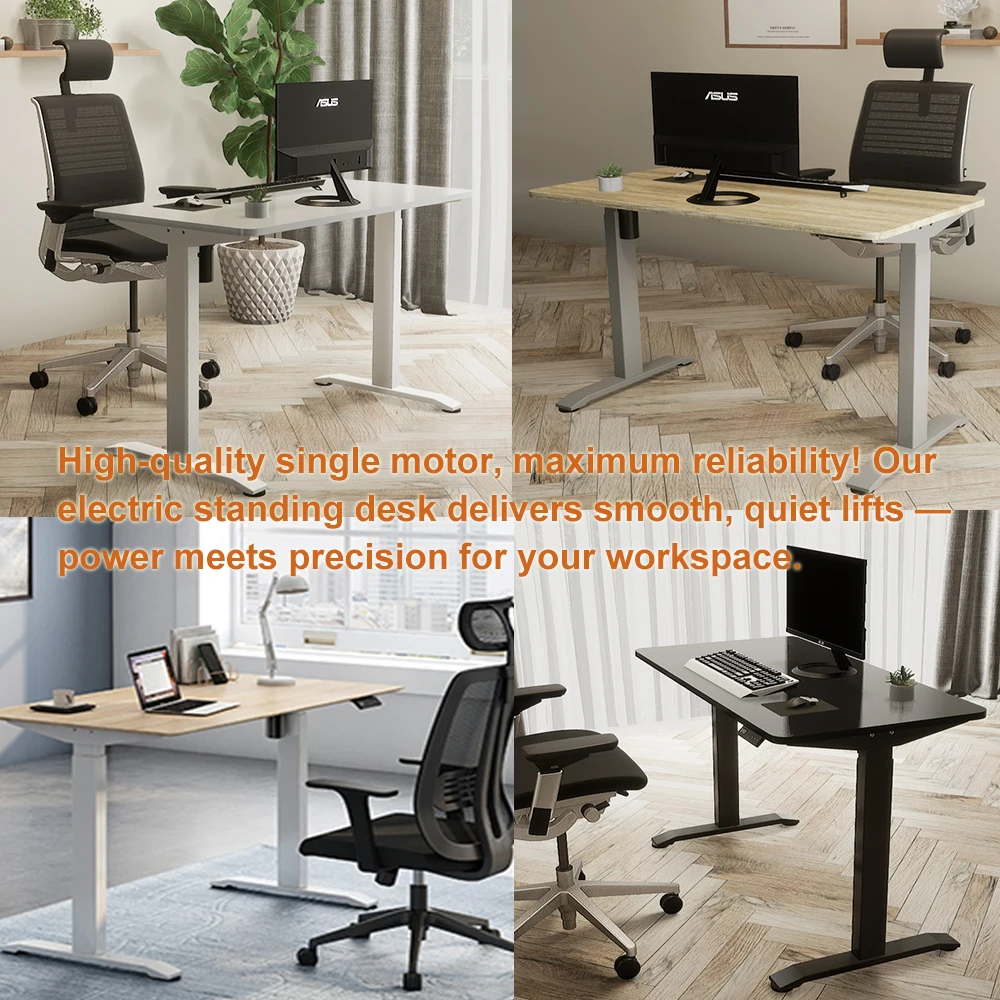 High Quality Adjustable Smart Desk Lifting Mechanism Motorized Table Leg Electric Single Motor Desk