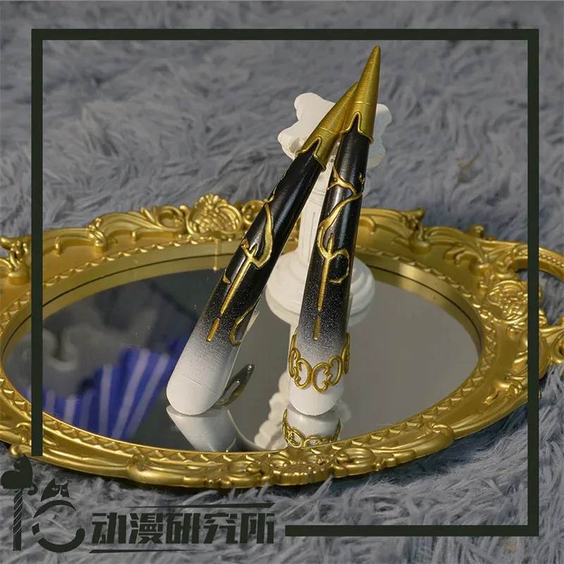 Vtuber nijisanji nova pele vox akuma cosplay chifres headwear role play acessório festa de halloween carnaval adereços