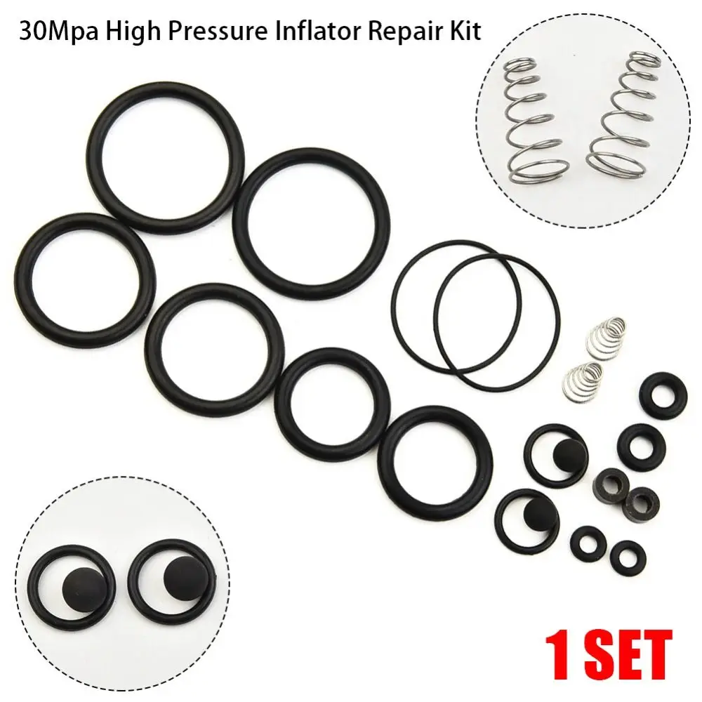 1Set High Pressure PCP Pump Sealing O-rings 30mpa For Hand Operated Air Pump Inflator Repair Set Kit Practical NBR Copper