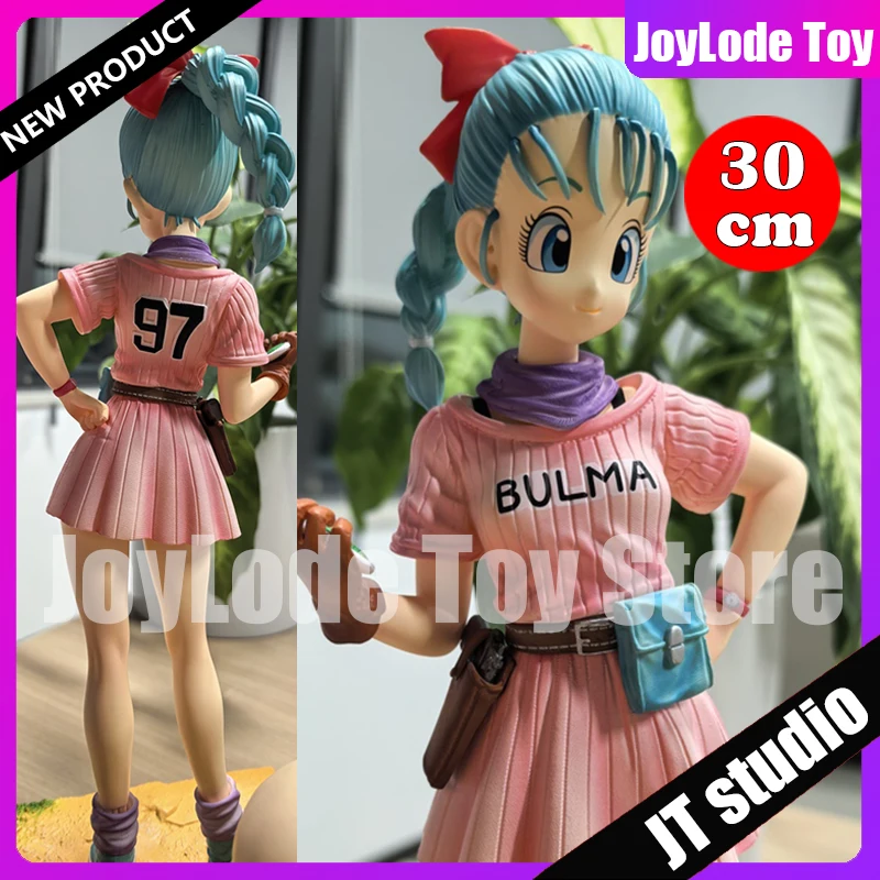 

JT studio 30cm Dragon Ball Bulma Anime Figures Bulma Figure Childhood Series PVC Statue Collection Model Ornament Gift Toys