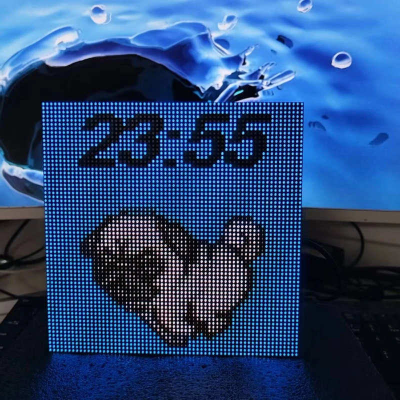 DIY WiFi Calibração Automática Steam Punk Pixel Relógio Esports Room Desktop Gift