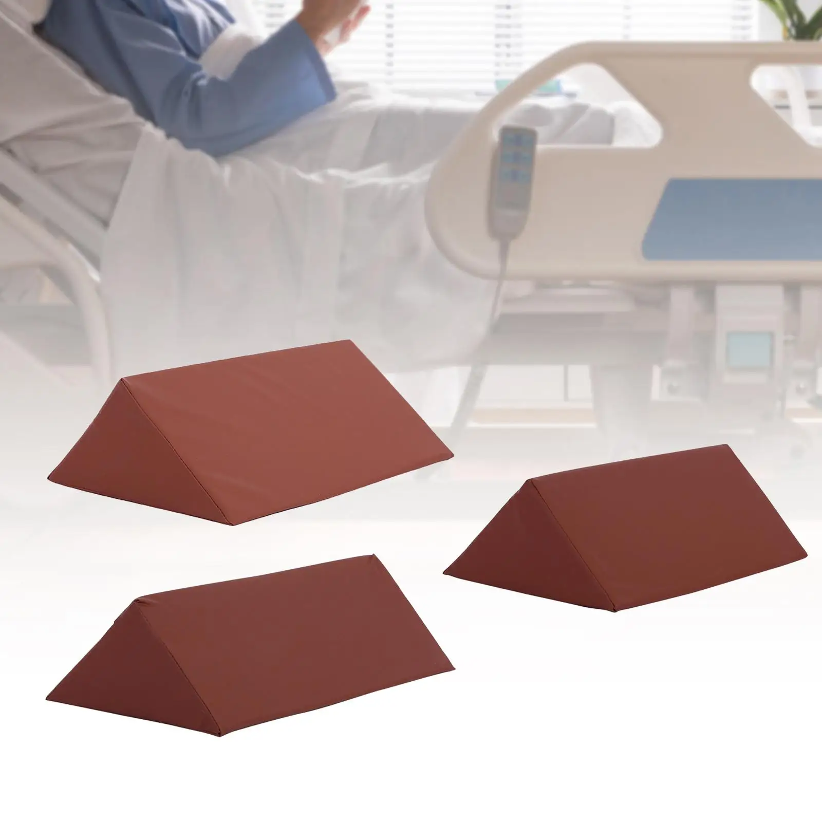 

Triangle Pillow for Bed Comfortable Soft Back Support Breathable Leg Bolster