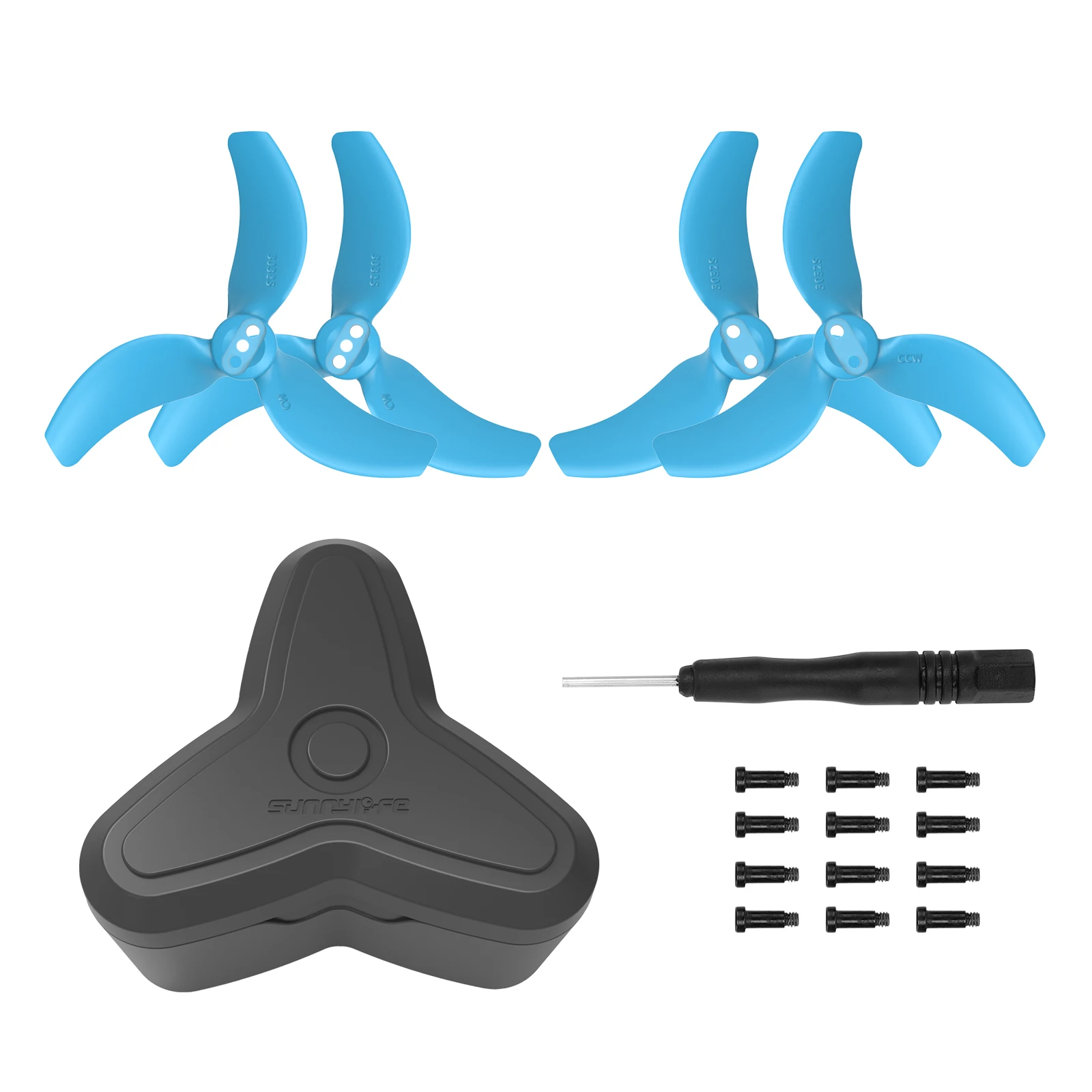 

for DJI Avata 2 Drone Propeller Organizer 3032S Paddle Storage Case Black