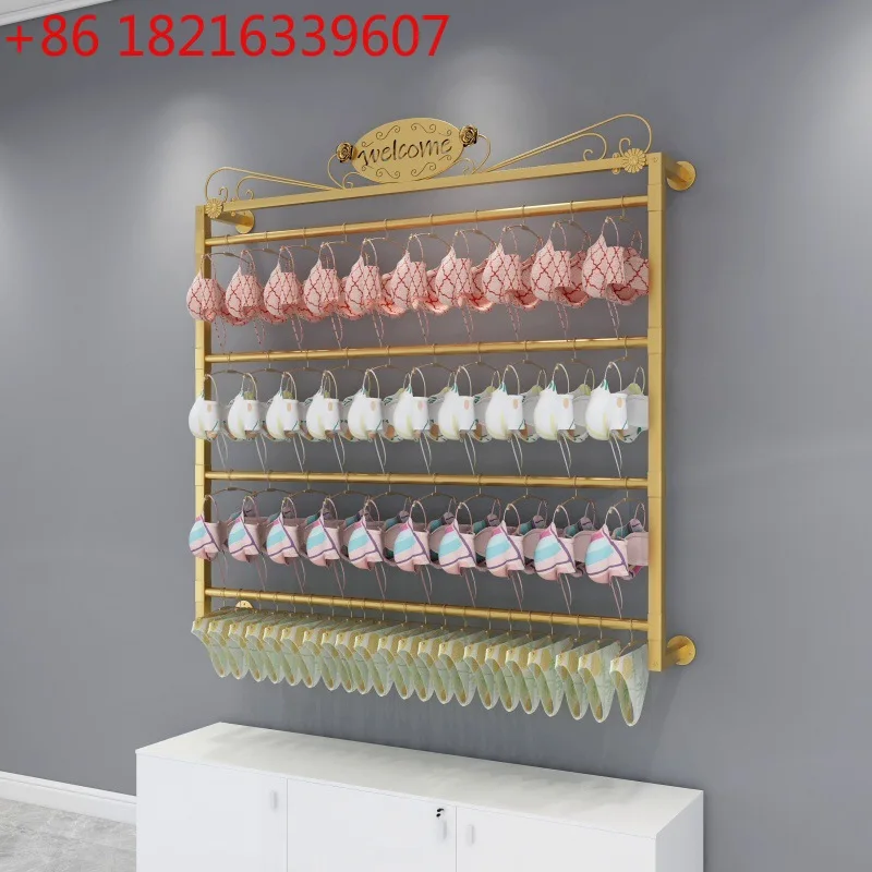 

Высококачественная витрина, настенный бюстгальтер, пижамы, нижнее белье, регулируемое нижнее белье, полка, настенный дисплей.