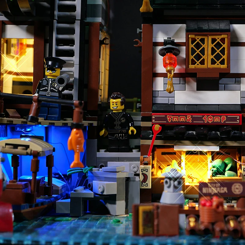

Универсальный комплект освещения для Lego 70657 (только светодиодный светильник, модель без блоков), гибкое и яркое решение для освещения