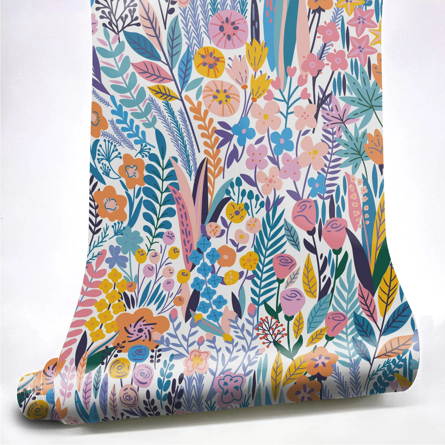 

Обои с цветочными листьями, съемные самоклеящиеся обои в стиле бохо для спальни, ванной комнаты, контактная бумага