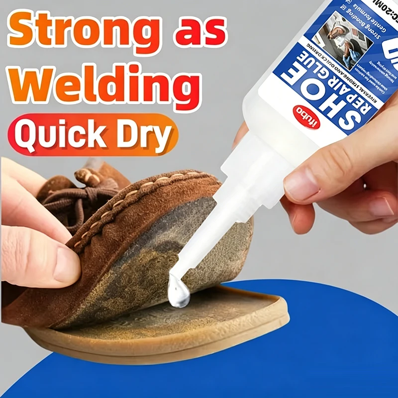 Waterproof Shoe Repair Glue Super Strong Clear Transparent Sealant For Sneaker Sole Home Footwear Fixing Adhesive