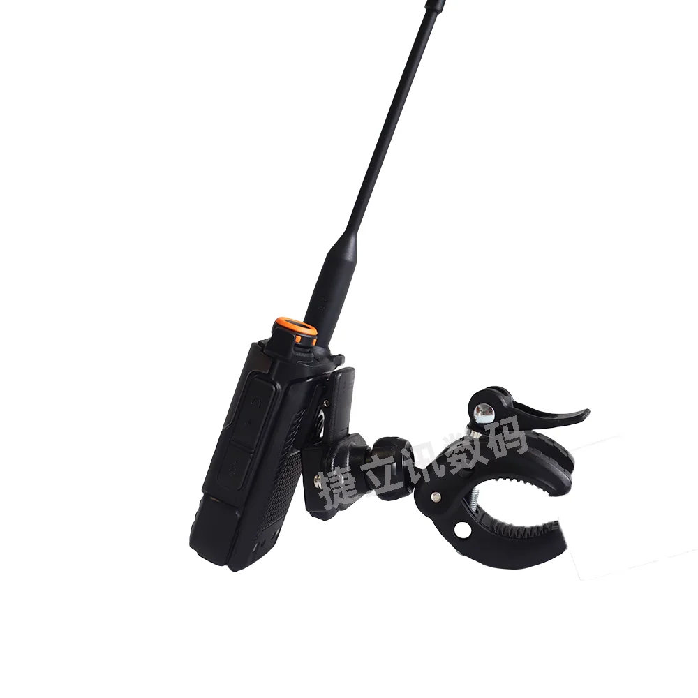 

2023 Handheld Radio Holder Suitable For Motorcycle Handlebar Clamp Holder Suitable For Radio Microphone Holder With Back Clip