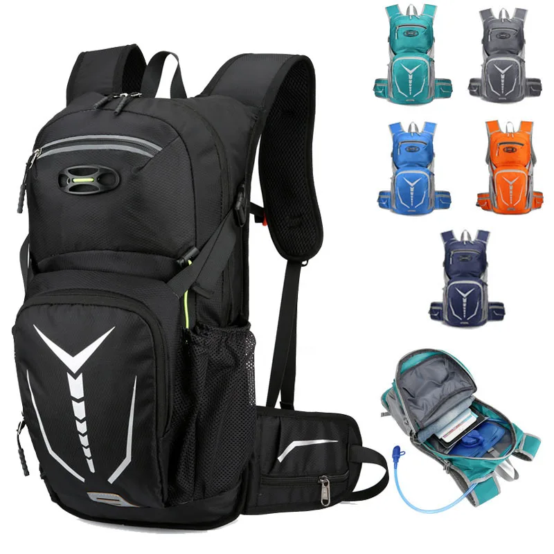 

12L Outdoor Backpack Bicycle Bike Bags Water Bag Waterproof Road Cycling Bag Outdoor Sport Climbing Pouch Hydration Backpack