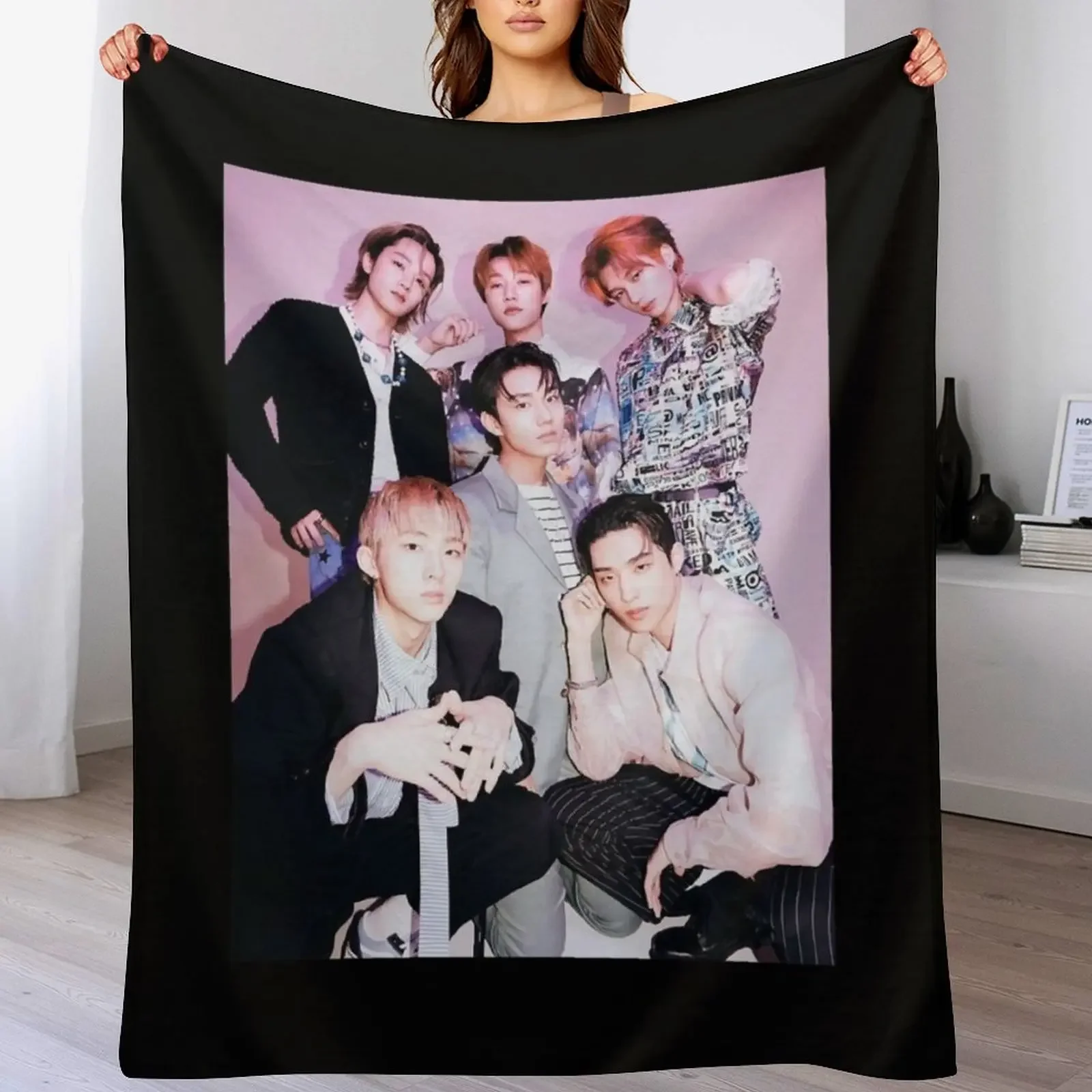 

P1Harmony Throw Blanket funny gift blankets and throws wednesday Blankets