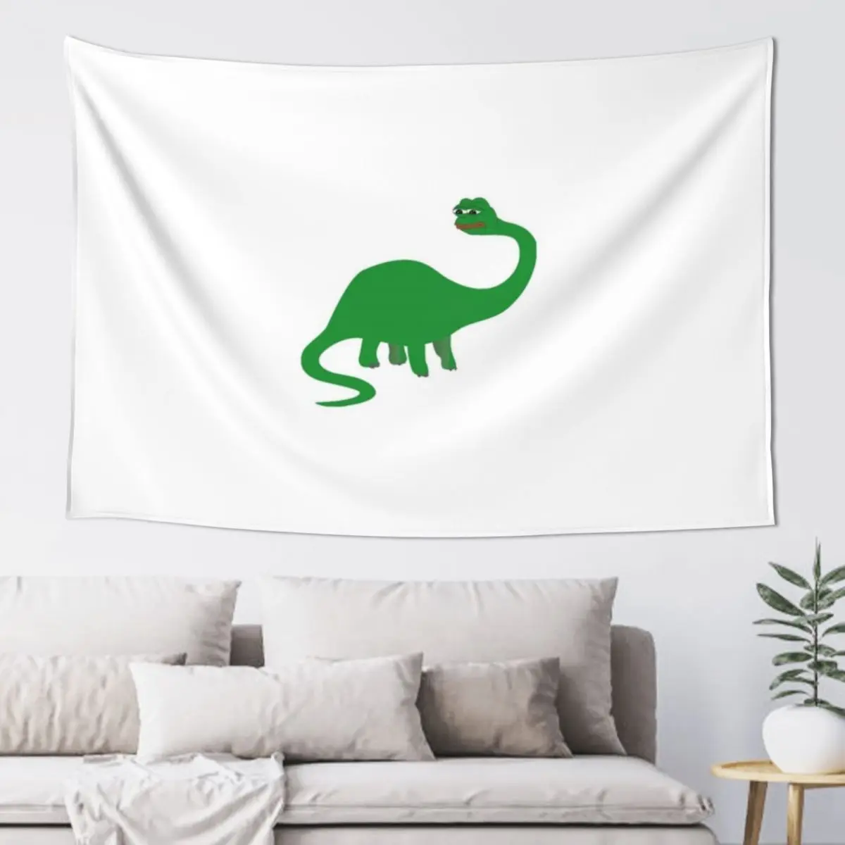 

sad pepe dinosaur Tapestry Wall Deco Aesthetic Room Decorations Room Ornaments Decoration Wall Tapestry