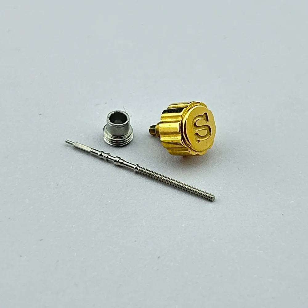 Einschraubbares GMT-Tauchergehäuse, silberne Krone, Ersatz-Uhrenkrone, keine „S“-Gravur und mit eingraviertem „S“, passend für NH34 NH35 NH36 Uhrwerke. – Detail 14