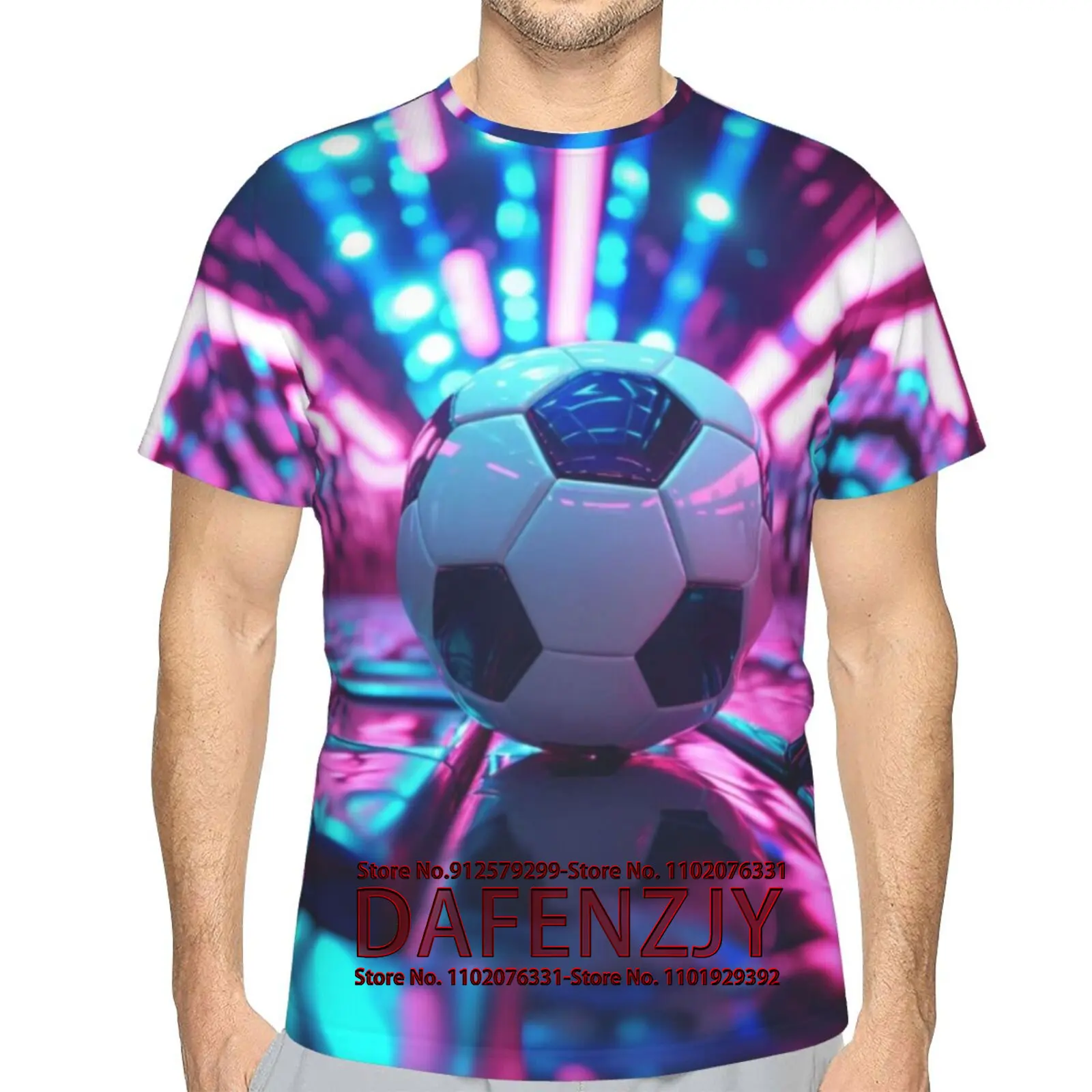 

Summer T-Shirts Football Cool Short Sleeve Funny Graphic Print Top Casual Tees