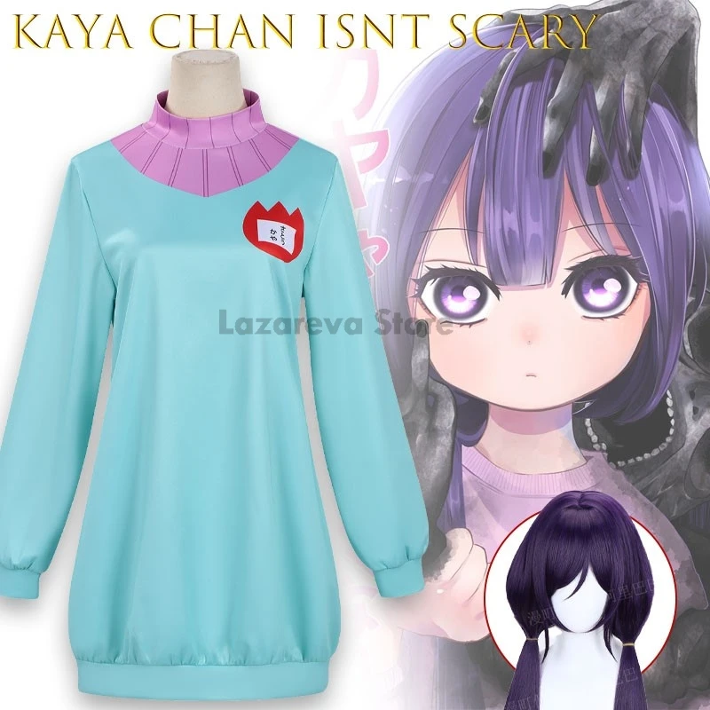 Adultos ‌ ‌ Disfraz de Cosplay de Kaya Chan, Disfraz de Anime, Atuendo de Personaje de Anime, Camiseta, Disfraz de Halloween