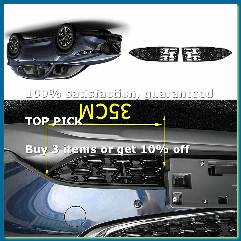 Car Front Lower Bumper Grill Grille for CX5 2022+, Front Bottom Middle Net Decoration Cover Moulding