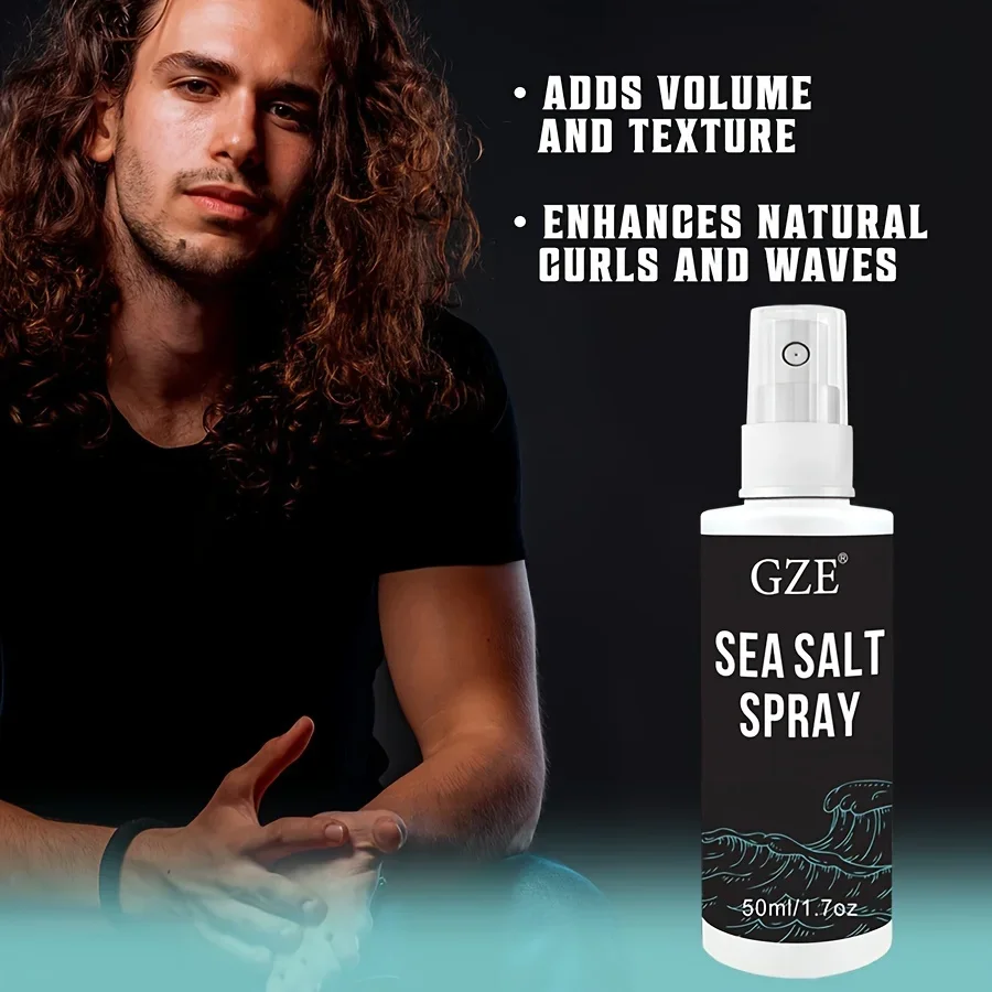 GZE Natural Sea Salt Spray for Hair Men & Women, Adds Instant Volume, Texture, Thickness, & Light Hold | Texturizing & Thickenin