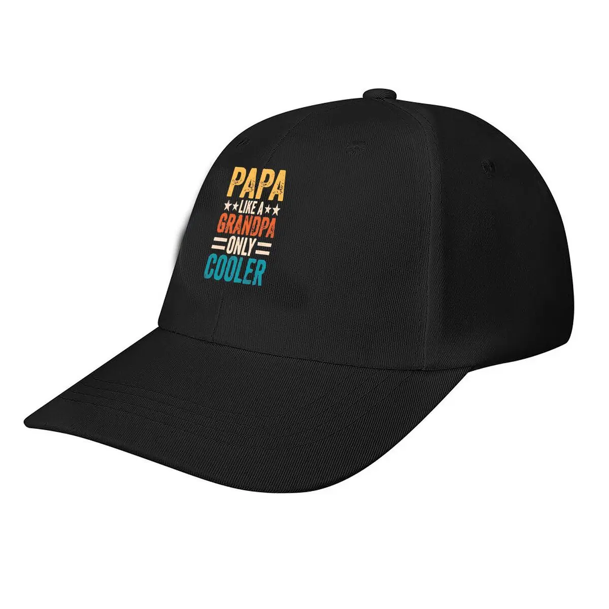 Papa Grandpa Cooler Vintage Baseball Cap Fashion Men Sunhat Women's Outdoor Sports Snapback Cap