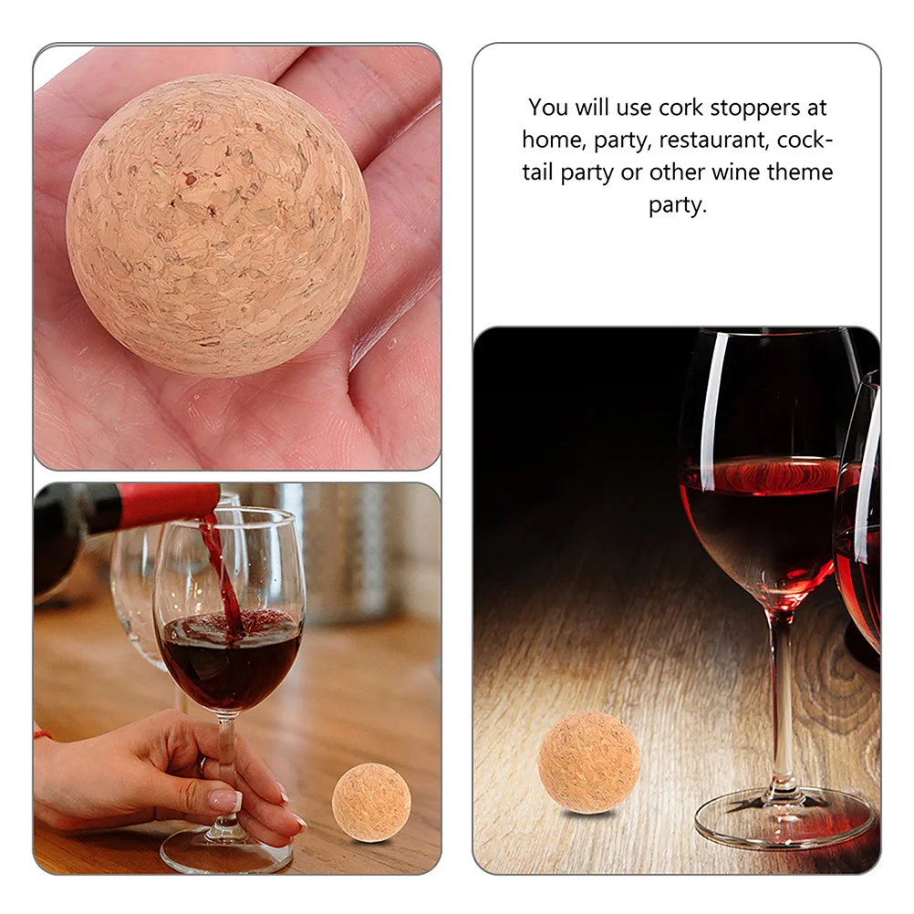 36mm Wine Cork Natural Round Wooden Cork Stopper For Wine Decanter Carafe Bottle Replacement Beer Plugs